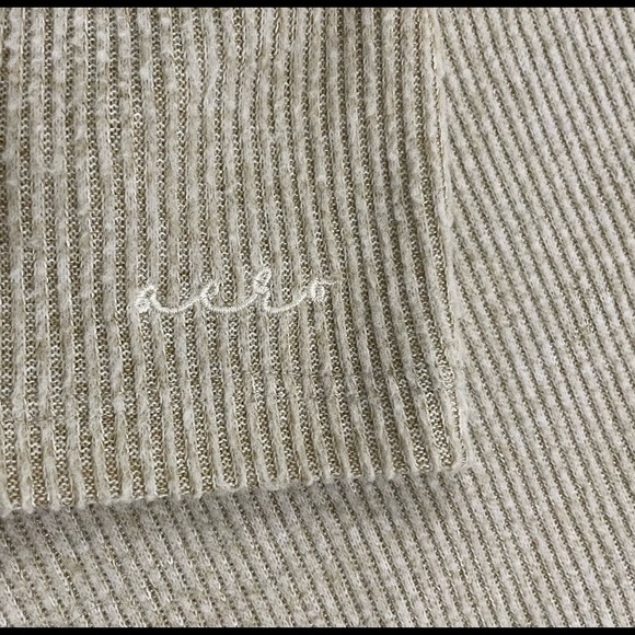 Aeropostale Maxi Length Cardigan Sweater,Low Calf, Beige, Size Medium - Picture 6 of 10